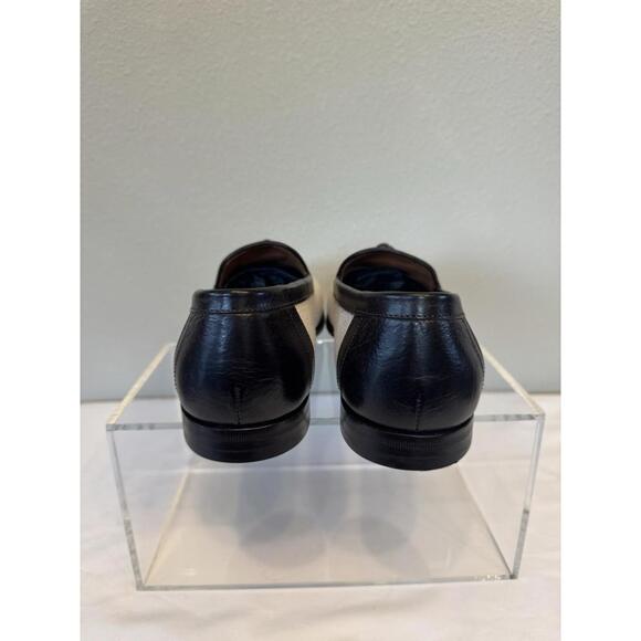 ANTONIO MAURIZI Men’s Apron-Toe Tassel Loafer - Size 40 Tan Brown Dress Shoes